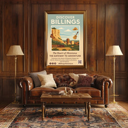 Discover Billings Poster PosterGoat