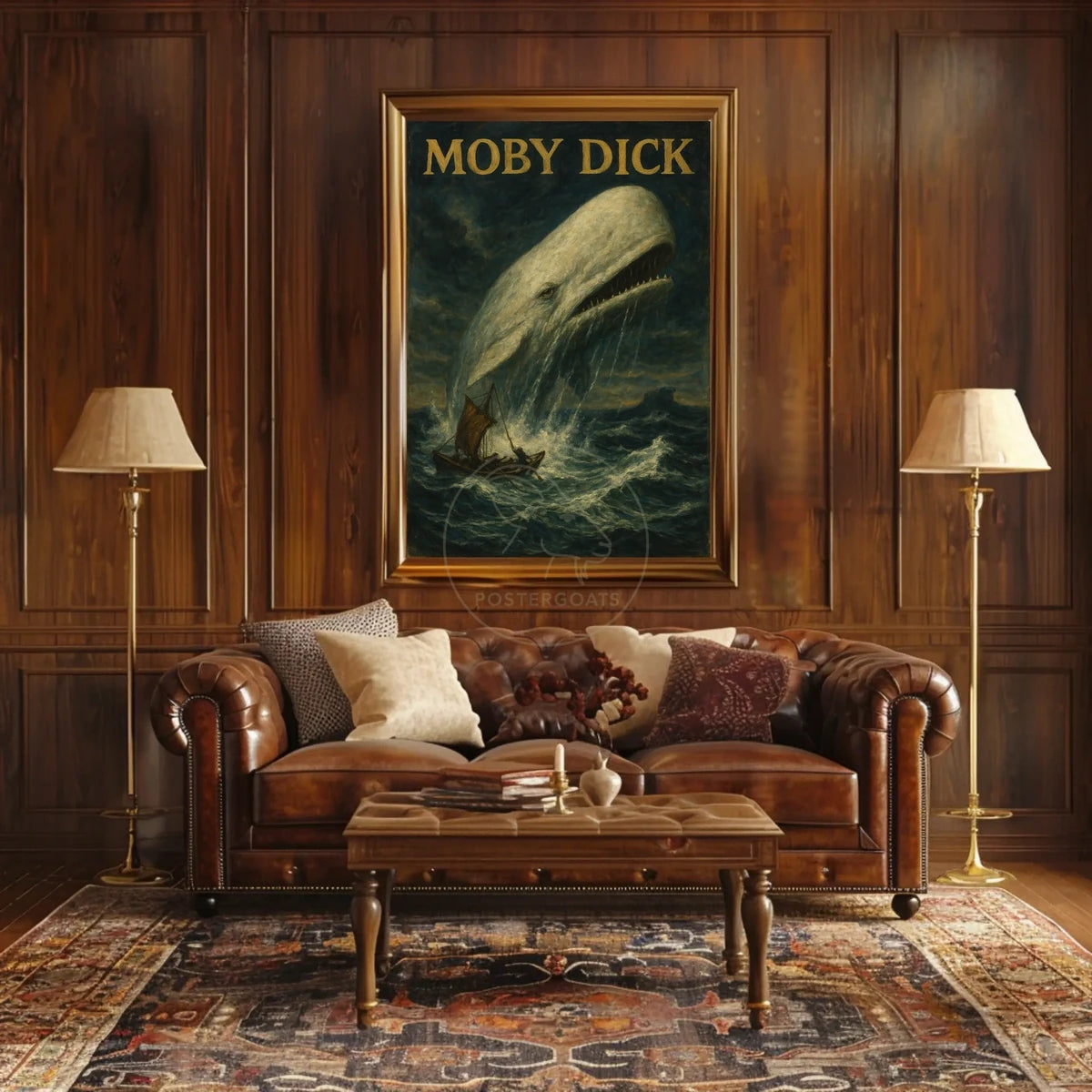 Moby Dick Epic Adventure Historical or Presidential Poster
