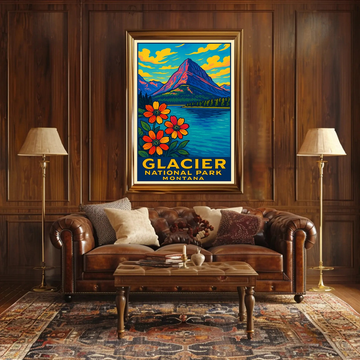 Glacier National Park Poster