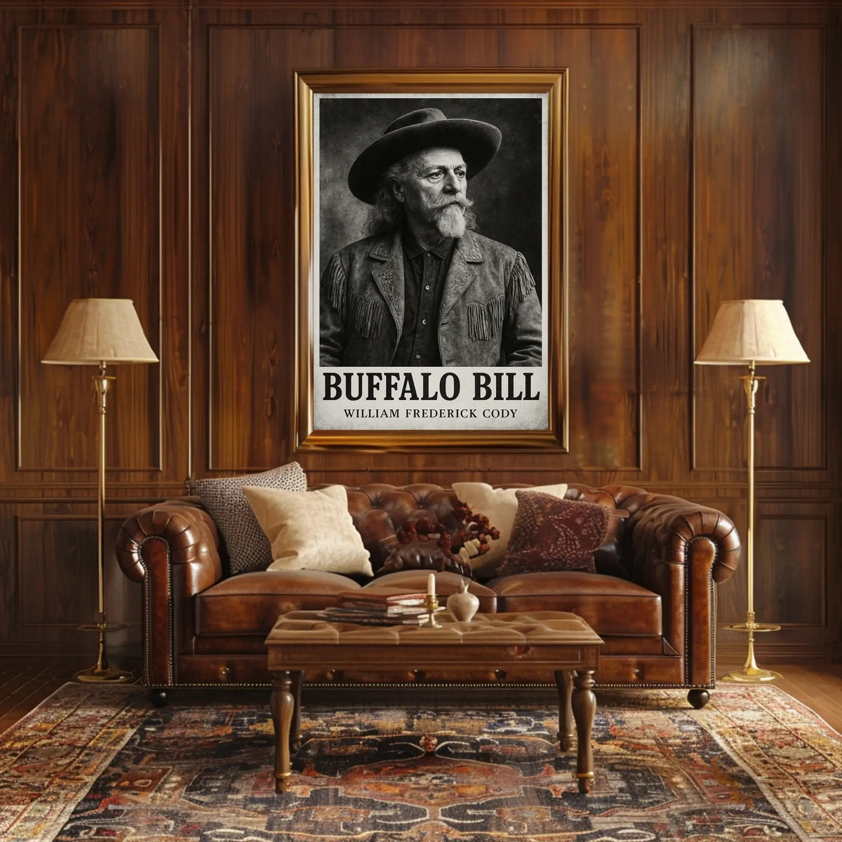 Buffalo Bill Western Iconic Figure Cultural Heritage Poster