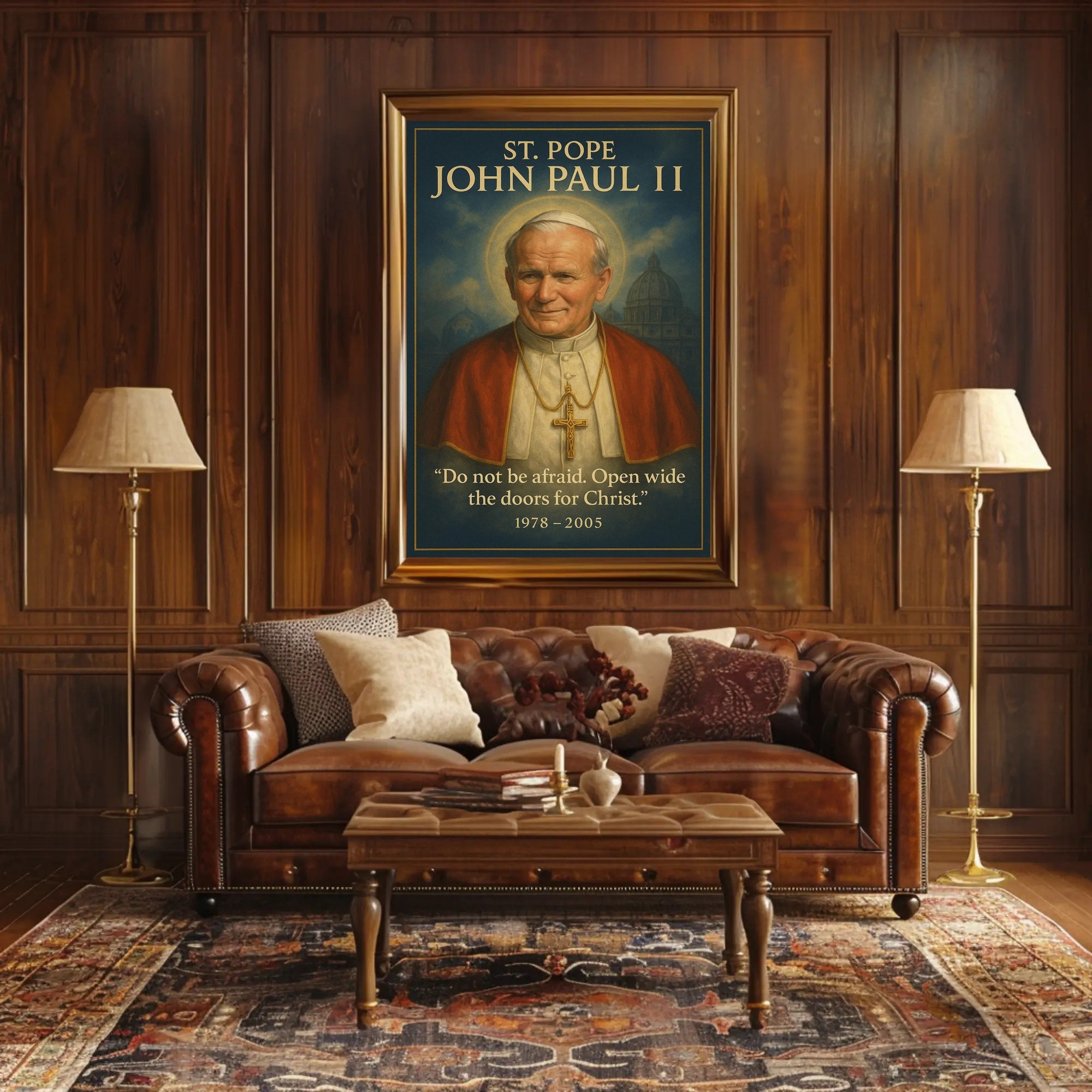 St. Pope John Paul II Poster PosterGoat
