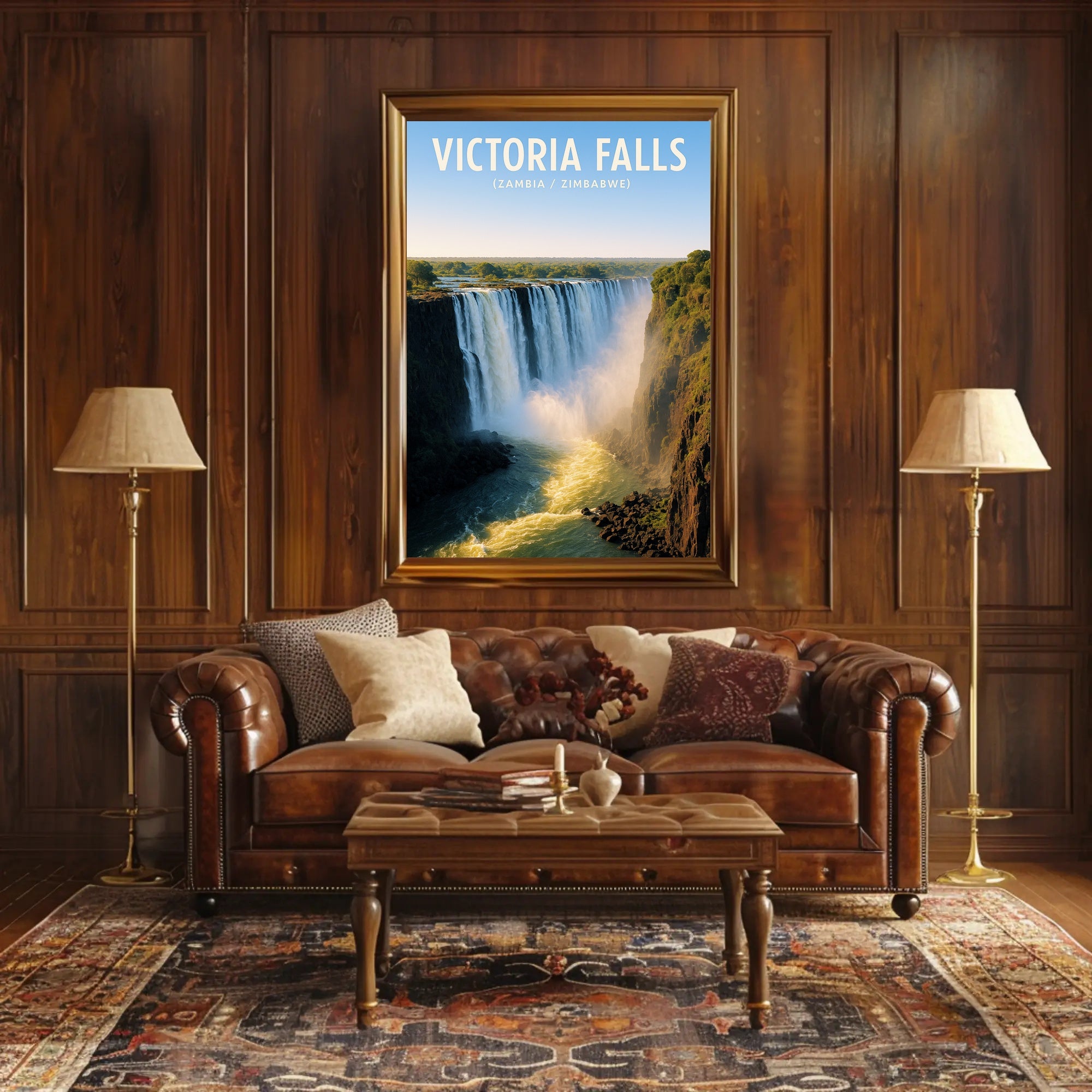 Victoria Falls Poster PosterGoat