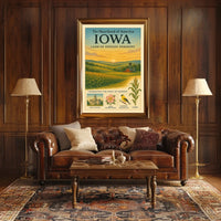 Iowa Land of Endless Horizons Poster