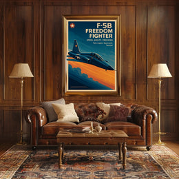 F-5B Freedom Fighter Poster