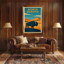 North Dakota Scenic Poster