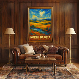 North Dakota Landscape Poster