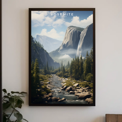 Yosemite National Park Travel Poster