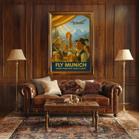 Fly Munich Where Tradition Takes Flight Poster