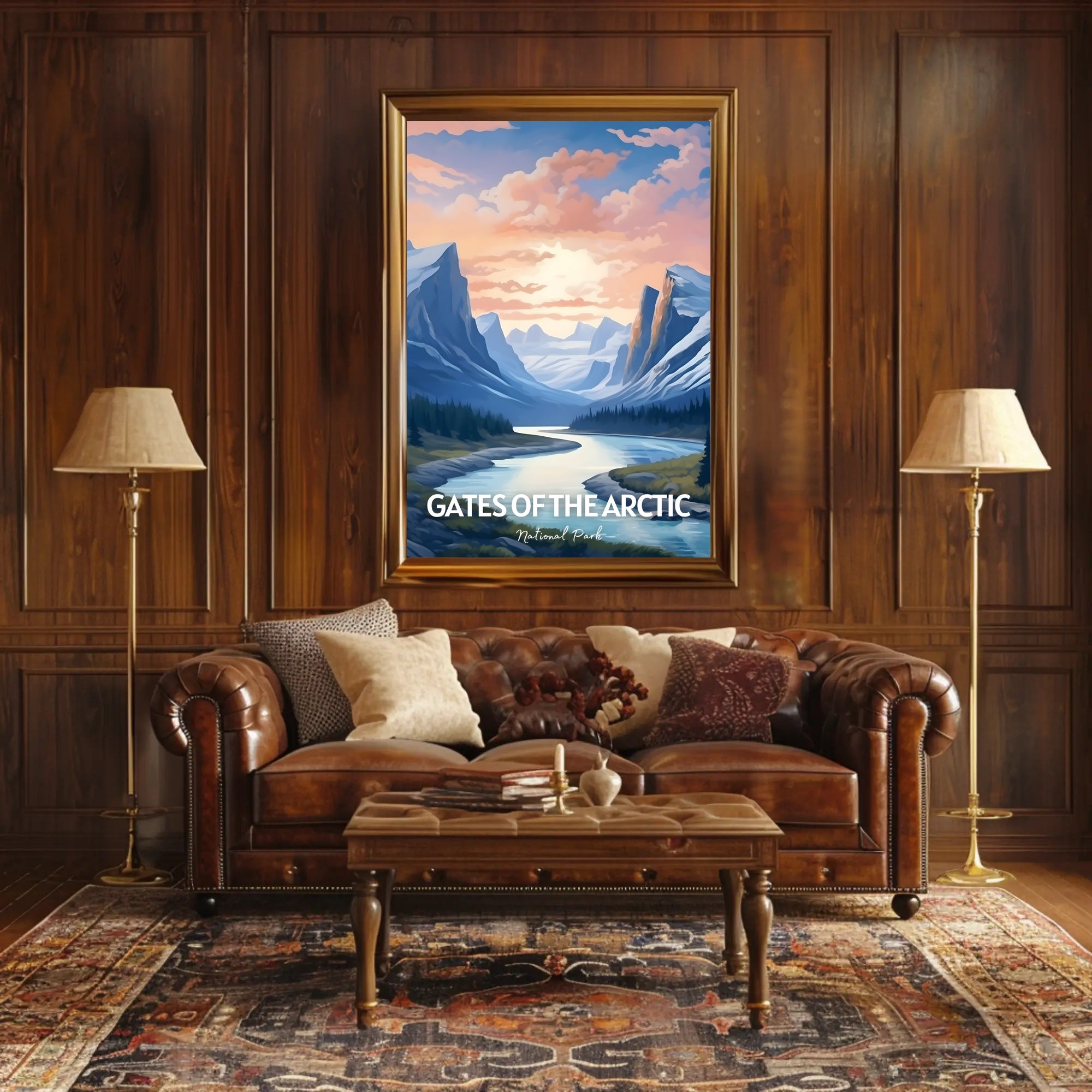 Gates of the Arctic Scenic National Park Poster
