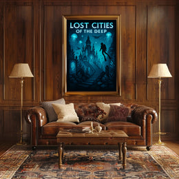Lost Cities of the Deep Poster PosterGoat