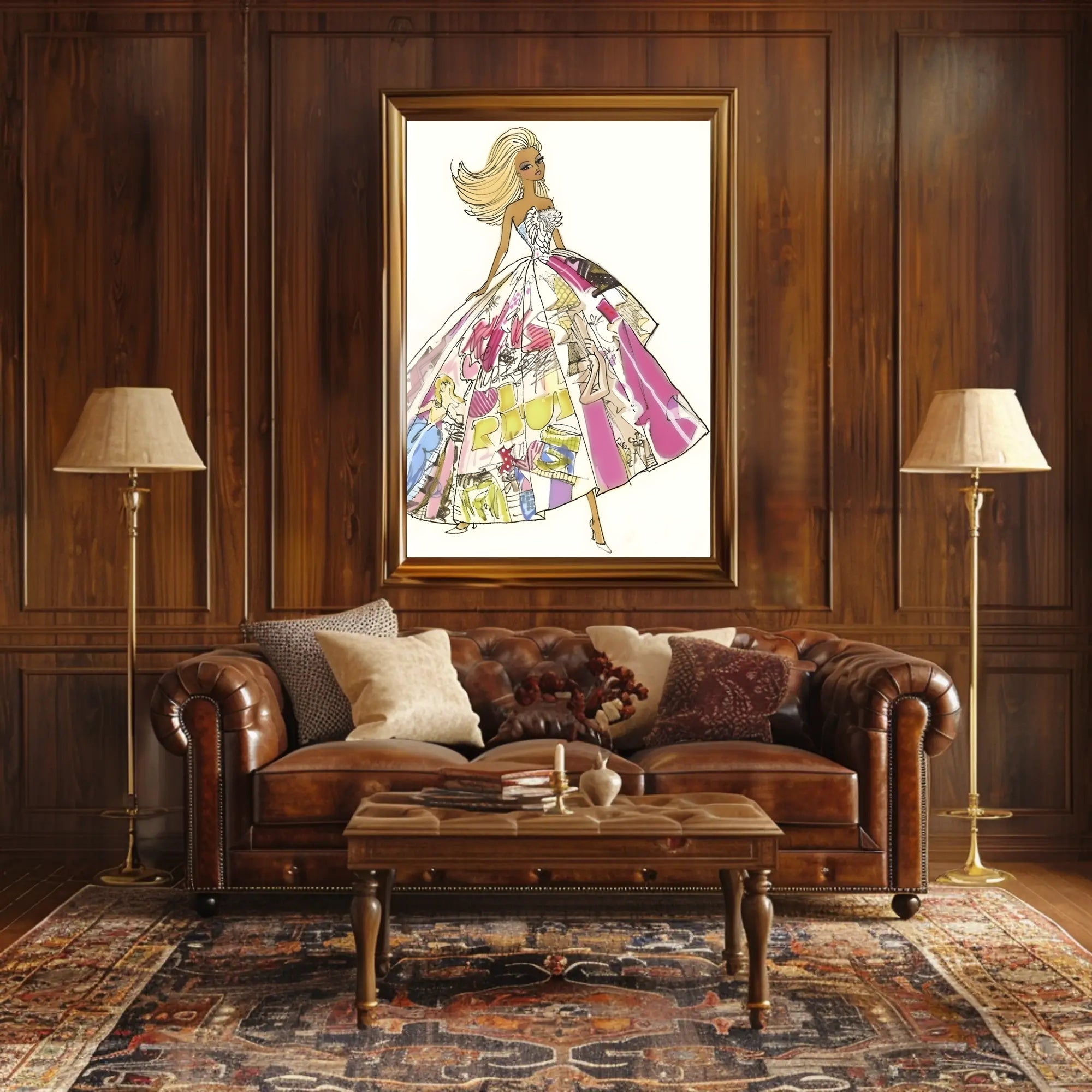 Fashion Illustration Extravaganza Poster