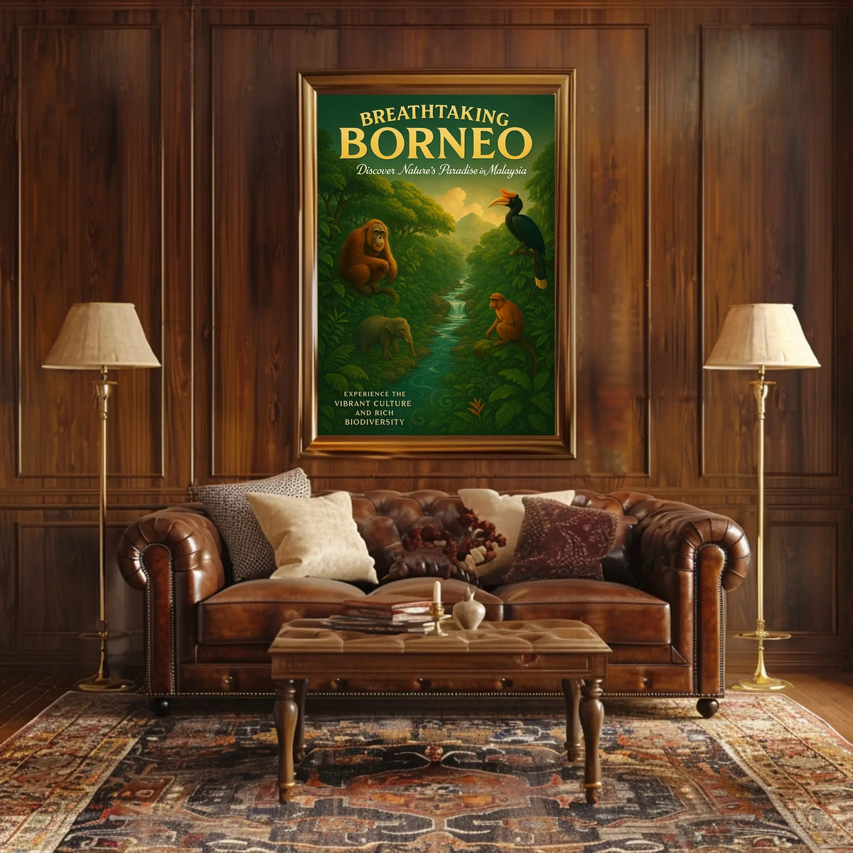 Breathtaking Borneo Poster