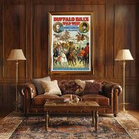 Buffalo Bill's Wild West Vintage Heritage Poster Print PosterGoat