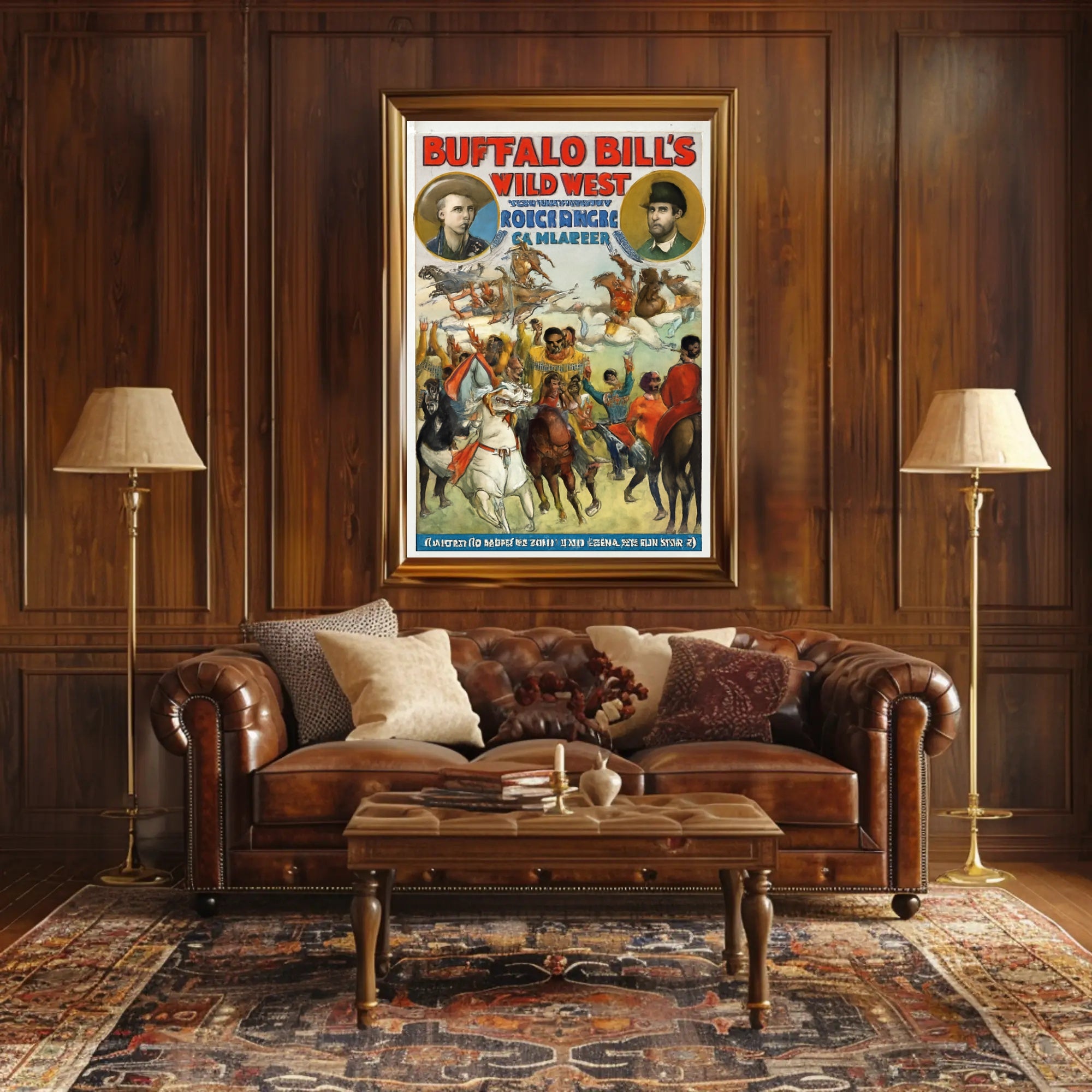 Buffalo Bill's Wild West Vintage Heritage Poster Print PosterGoat