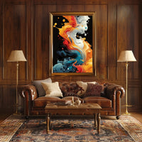 Abstract Color Symphony Abstract Poster