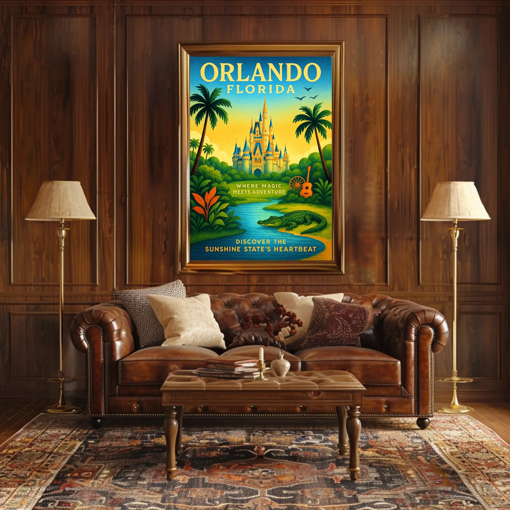 Discover Orlando, Florida Poster PosterGoat