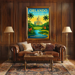 Discover Orlando, Florida Poster PosterGoat
