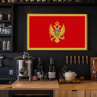 Montenegro Flag Poster