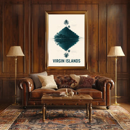 Tranquil Reflections Of The Virgin Poster