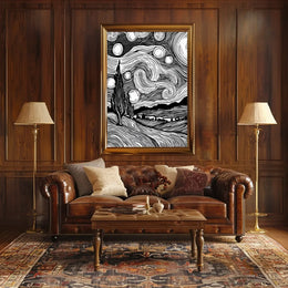 Modern Abstract Typography Art Poster