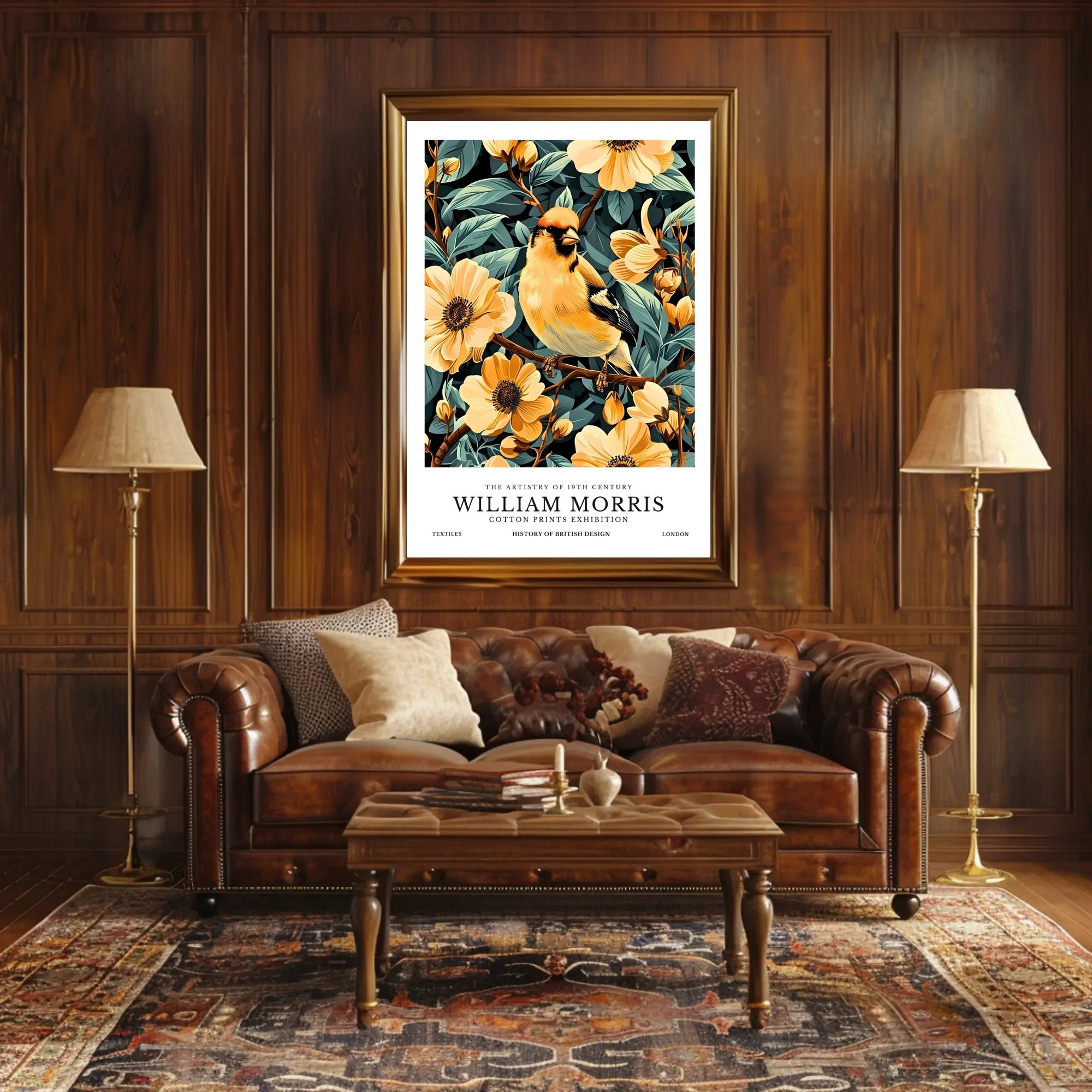 William Morris Vintage Botanical Art Cultural or Heritage Poster