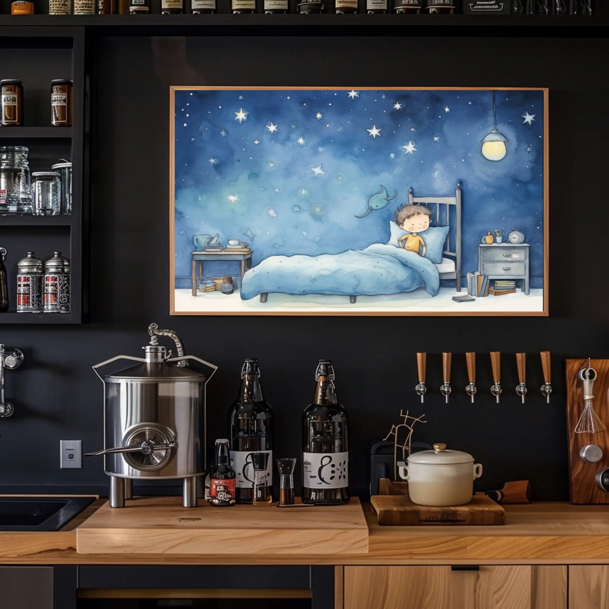 Dreamy Night Sky Poster