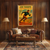 Jim Thorpe Legendary Olympian Cultural Icon Jim Thorpe Poster