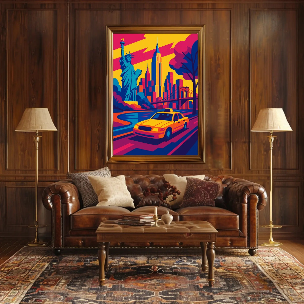 Vibrant New York Cityscape Poster