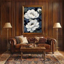 Elegant Floral Design Wall Art Print