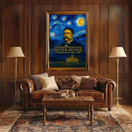 Chester A. Arthur 21st President of the United States Presidential Masterpiece Series Poster
