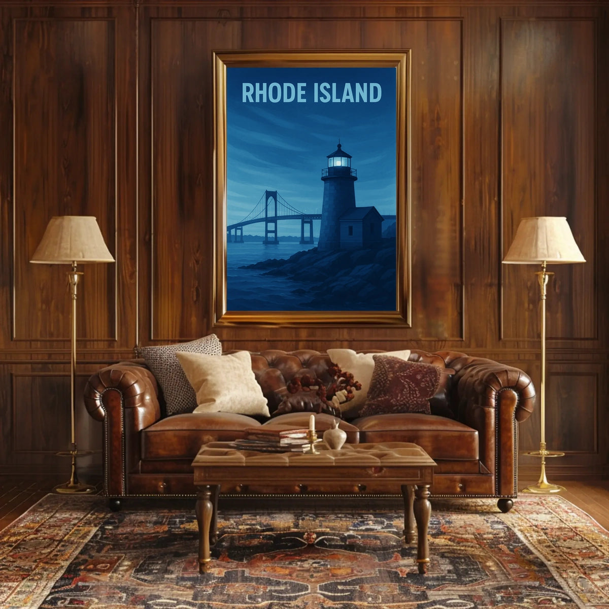 Rhode Island Coastal Scene Poster