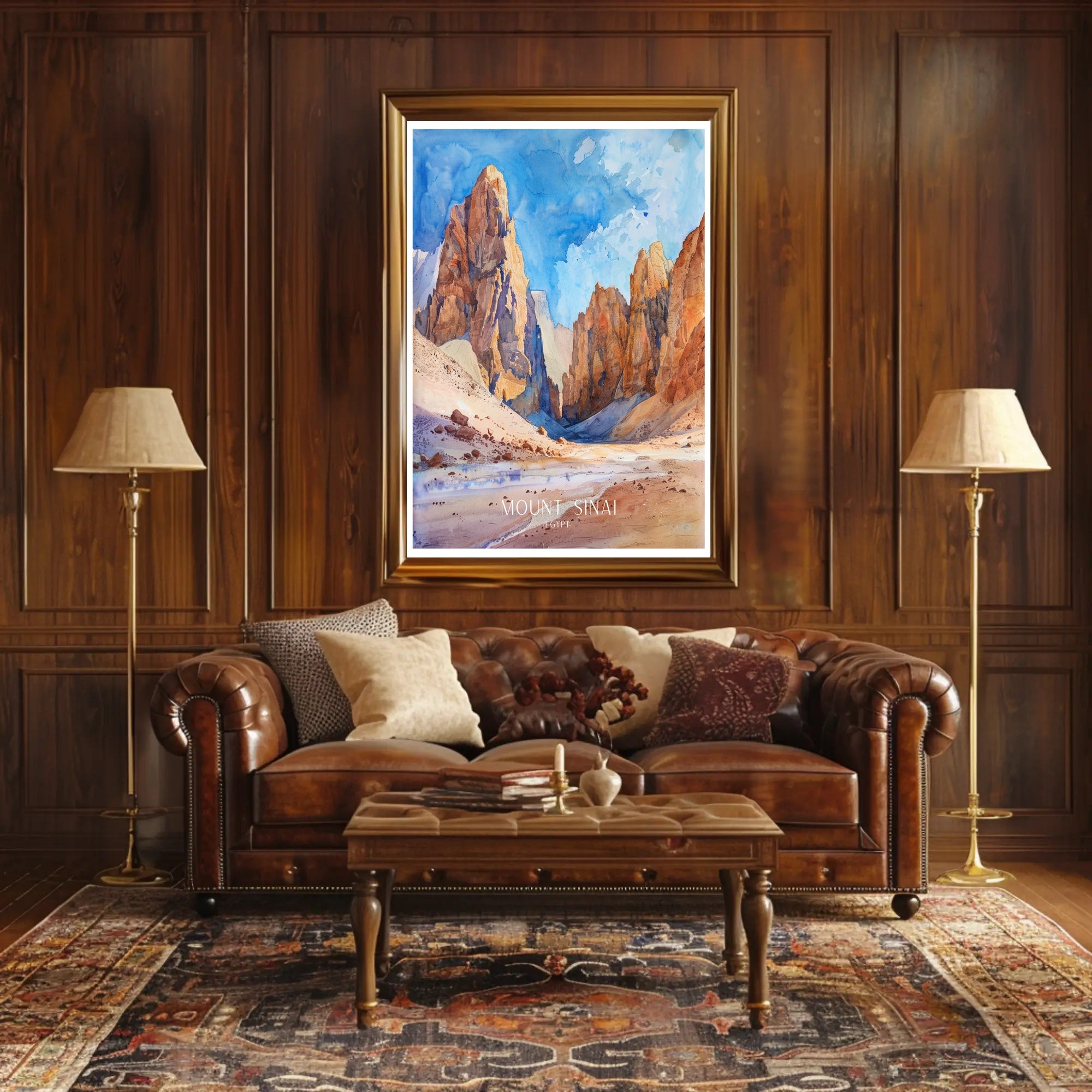 Mount Sinai Landscape Poster PosterGoat