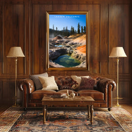 Lassen Volcanic National Park Travel Poster