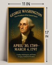George Washington 1st President Poster PosterGoat