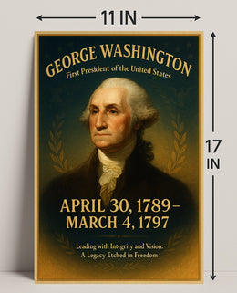 George Washington 1st President Poster PosterGoat