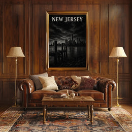 New Jersey Skyline Poster