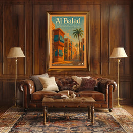 Al Balad The Colorful Old City Of Poster