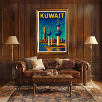 Kuwait Cityscape Poster