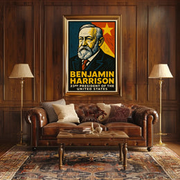 Benjamin Harrison 23rd President Poster