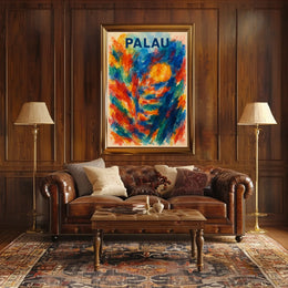 Palau A Vibrant Impression Poster