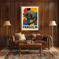 Pangolin Art Poster