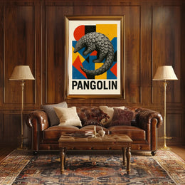 Pangolin Art Poster