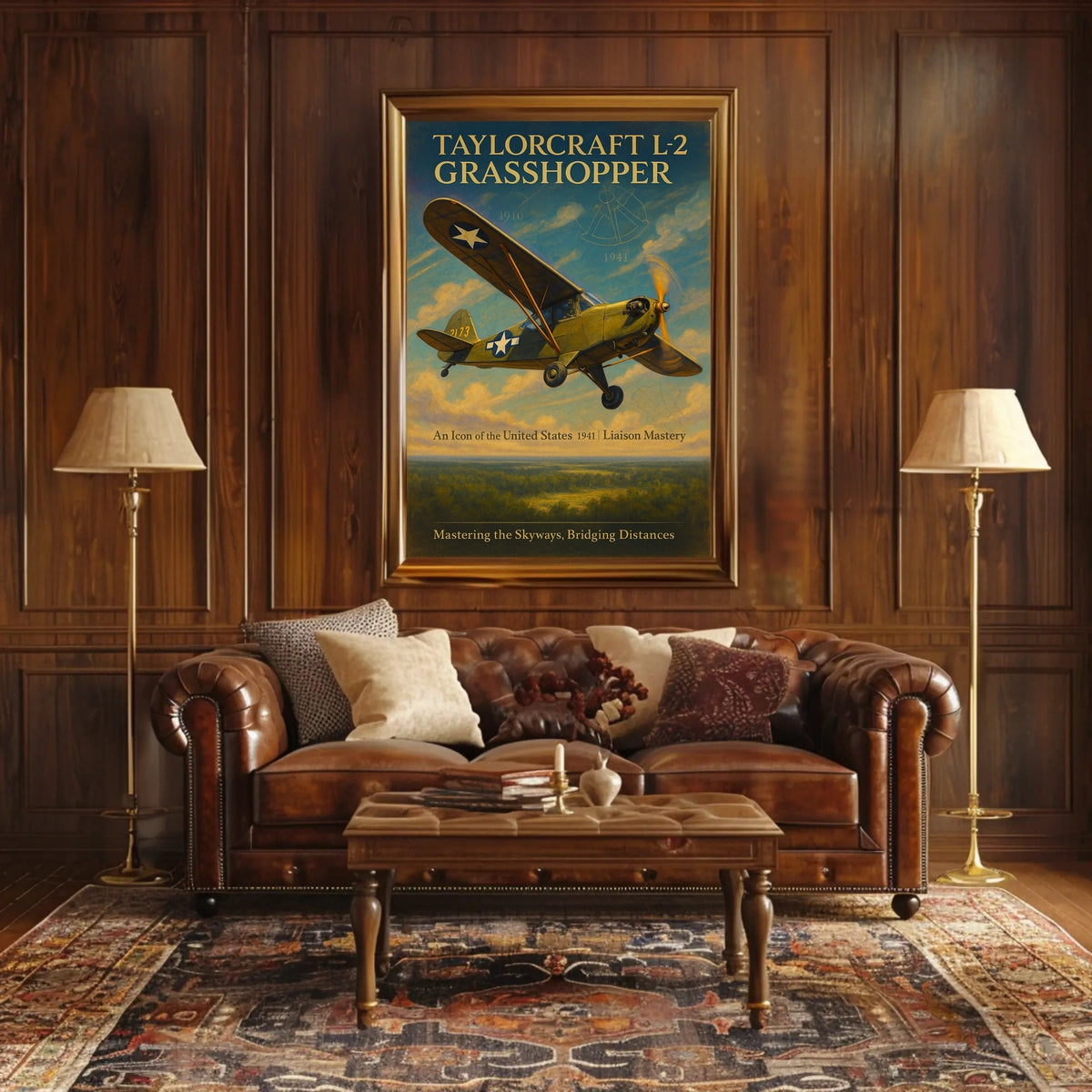 Taylorcraft L2 Grasshopper Poster