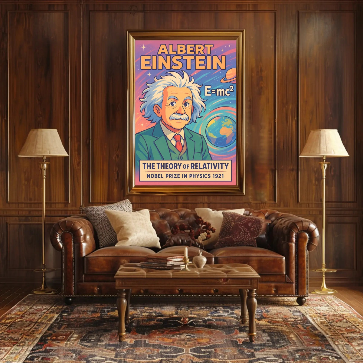 Albert Einstein The Theory Of Poster