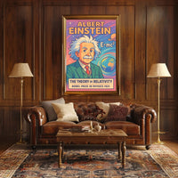 Albert Einstein The Theory Of Poster
