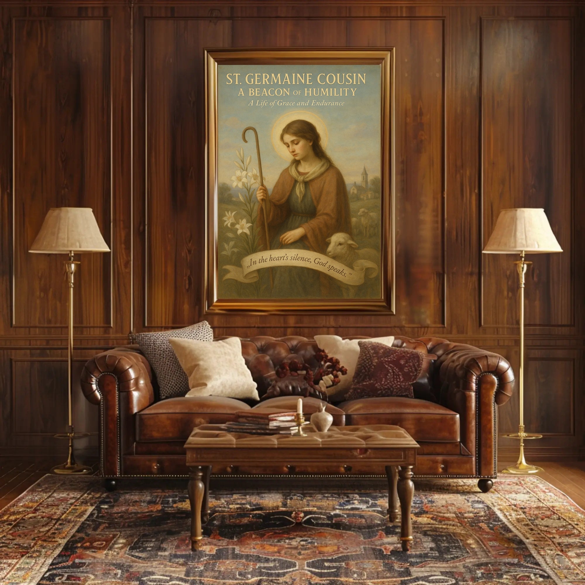 St. Germaine Cousin A Beacon of Humility Poster