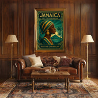 Jamaican Vacation Vintage  Art Deco Poster PosterGoat