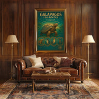 Galapagos Islands Natures Living Laboratory Poster