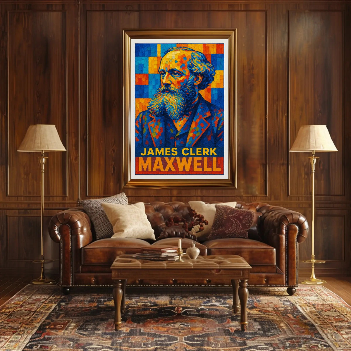 James Clerk Maxwell Poster