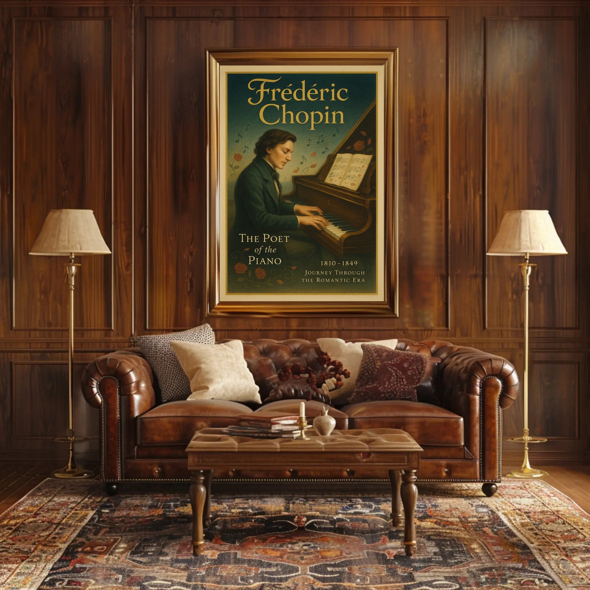 Frédéric Chopin The Poet of the Piano Poster PosterGoat